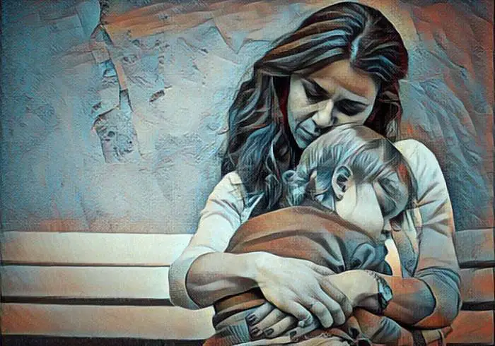 Los abrazos son el alimento emocional de los niños